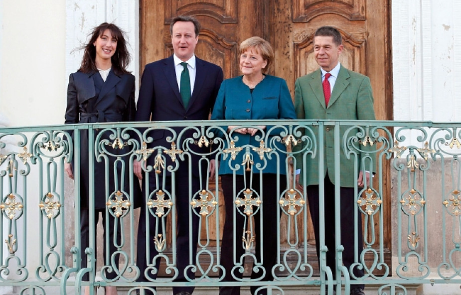 Merkel i Cameron z rodzinami w Berlinie