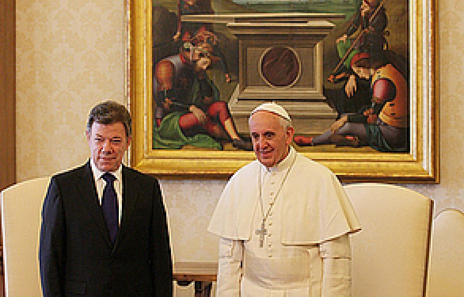 Prezydent Kolumbii u papieża Franciszka
