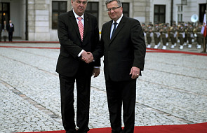 Rozmowy prezydentów Polski i Czech w stolicy