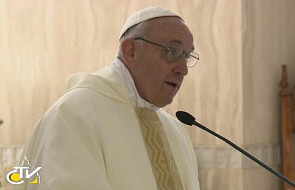 Papież Franciszek: znoszenie jest łaską