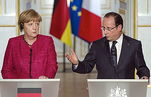 Hollande i Merkel o stanowisku szefa eurogrupy
