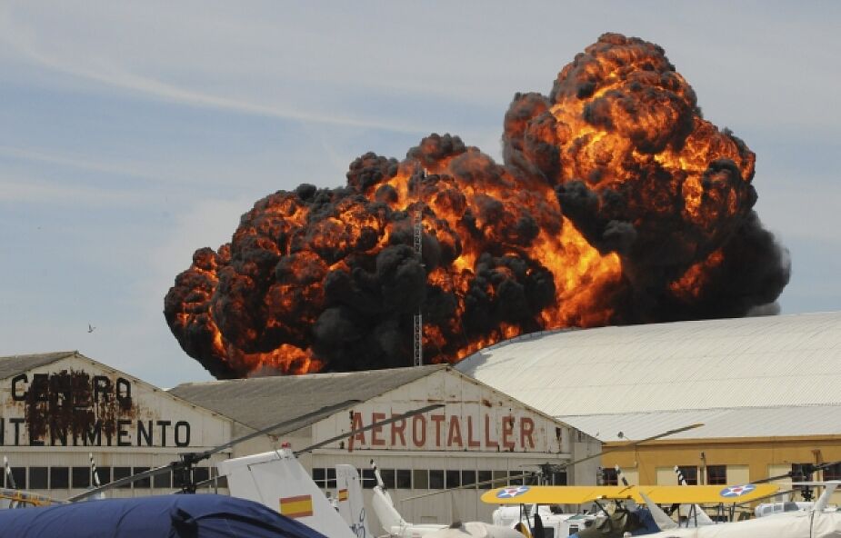 Hiszpania: wypadek na pokazach lotniczych