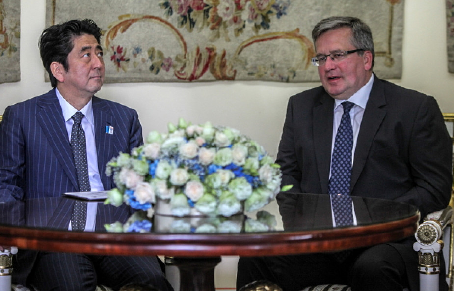 Komorowski spotkał się z premierem Japonii