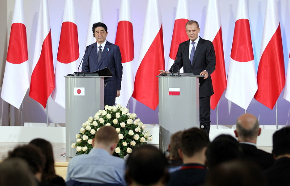 "Wizyta premiera Japonii przejdzie do historii"
