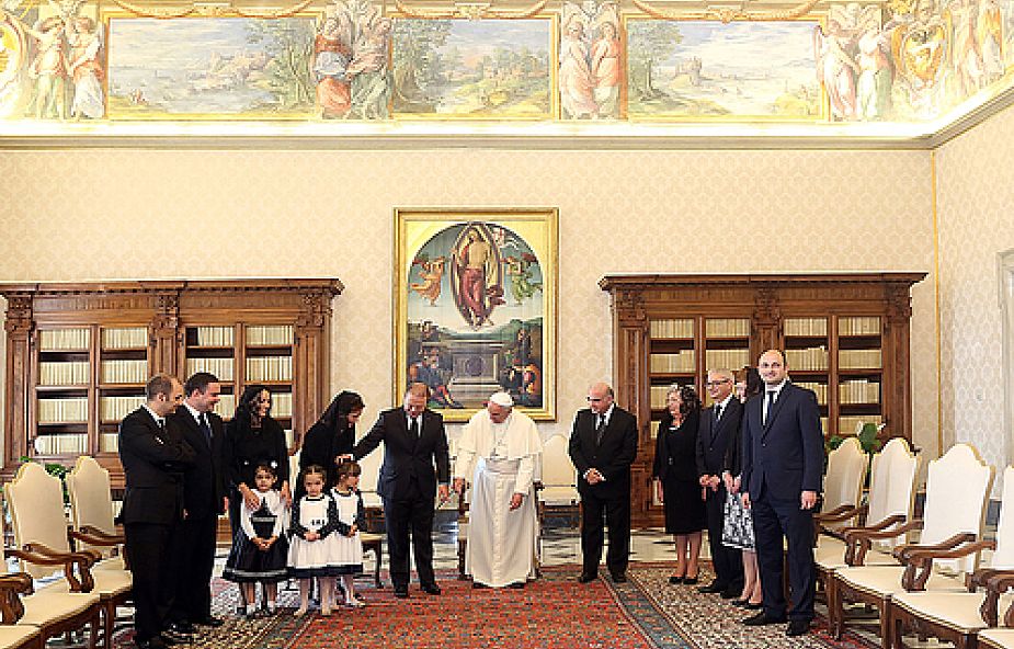 Premier Malty na spotkaniu z Papieżem