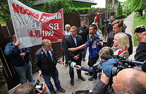 Protest przed domem Lecha Wałęsy