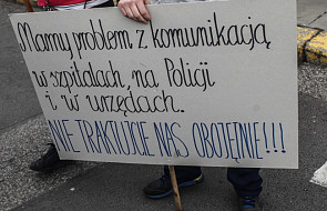 Warszawa: protest głuchych i niedosłyszących