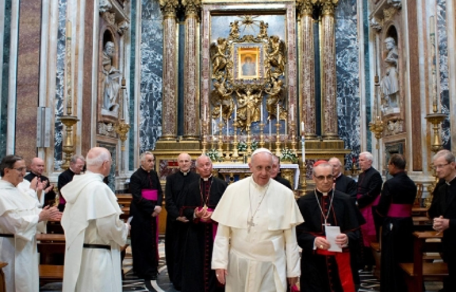 Papież Franciszek nieoczekiwanie w bazylice