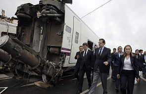 Galicia: Rajoy na miejscu katastrofy kolejowej