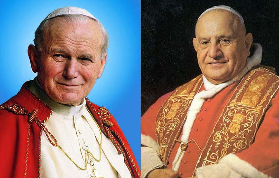 "Jan Paweł II i Jan XXIII nie bali się świata"