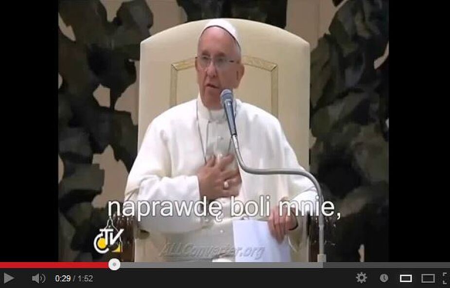 Papież Franciszek - przełomowe słowa