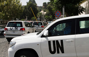 Syria: Ostrzelano pojazd inspektorów ONZ