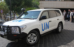 Inspektorzy ONZ na miejscu ataku chemicznego