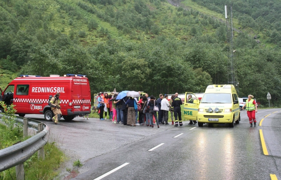 Norwegia: pożar w tunelu, 55 osób w szpitalu