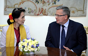 Prezydent spotkał się z Aung San Suu Kyi