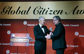 Prezydent otrzymał nagrodę Rady Atlantyckiej