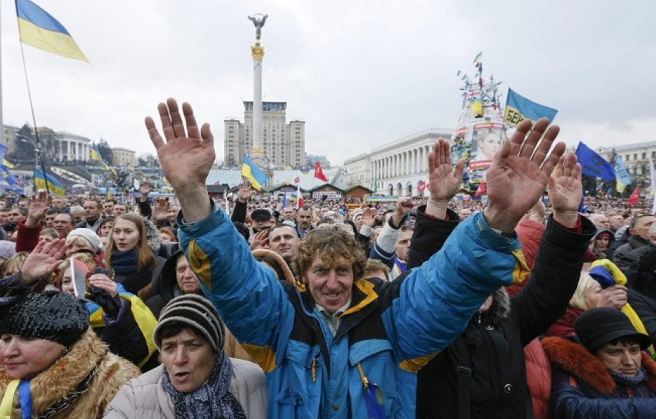 Kijów: Wielki wiec przeciwników władz