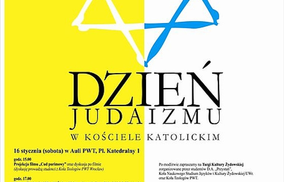 Dziś ogólnopolskie obchody XVII Dnia Judaizmu