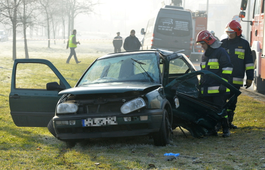 Wypadek w Krakowie. Osiem osób rannych