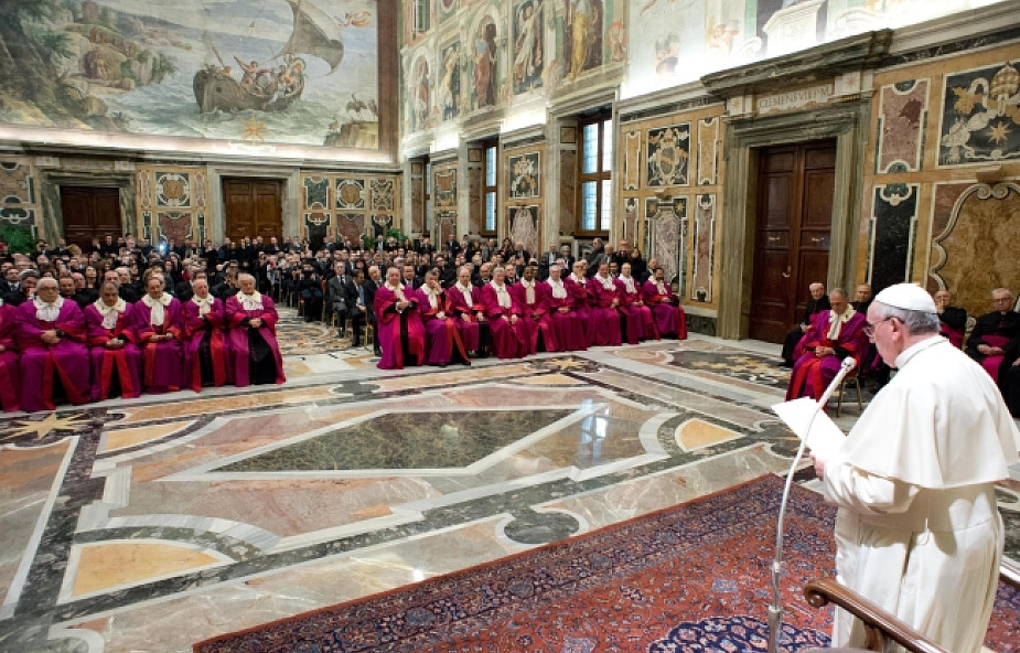Papież Franciszek do sędziów Roty Rzymskiej