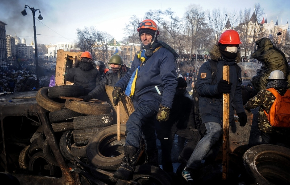 Kijów: demonstranci w resorcie sprawiedliwości