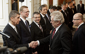Czechy: prezydent Zeman mianował nowy rząd