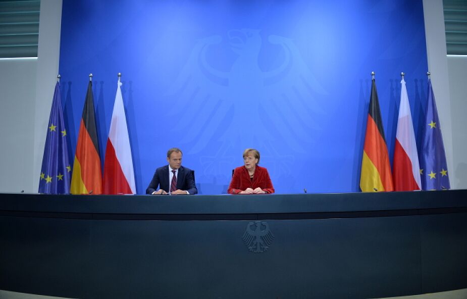 Spotkanie Premiera Tuska z kanclerz Niemiec