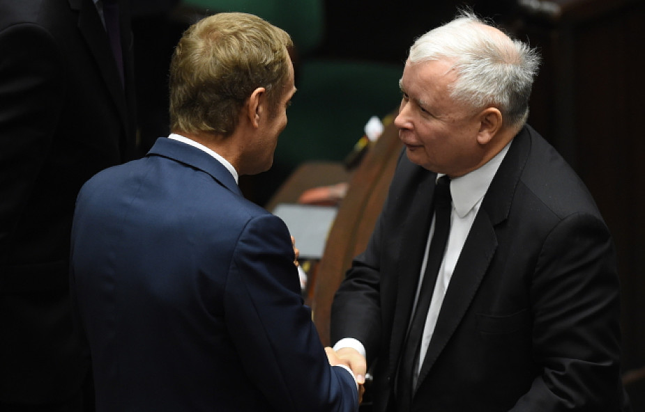 Kaczyński o Tusku: życzę mu powodzenia