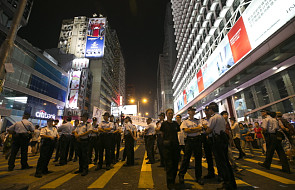 Hongkong: nie wykluczamy użycia siły