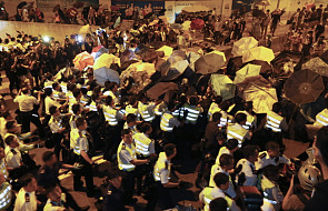 Hongkong: policja starła się z demonstrantami