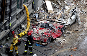 Katowice: Akcja ratunkowa w gruzach kamienicy