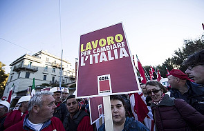 Wielka antyrządowa manifestacja w Rzymie