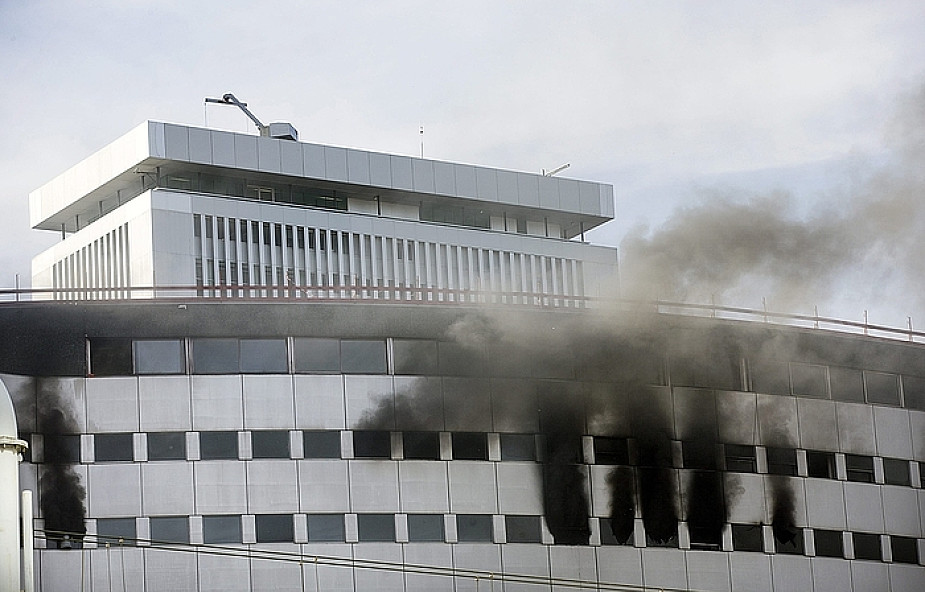 Pożar w siedzibie Radio France w Paryżu
