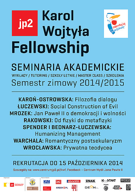 Szczepkowska zaprasza na Karol Wojtyła Fellowship - zdjęcie w treści artykułu