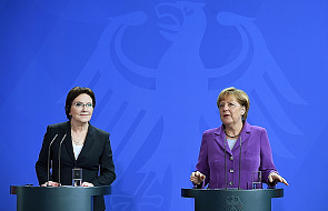 Kanclerz Merkel spotkała się w z Ewą Kopacz