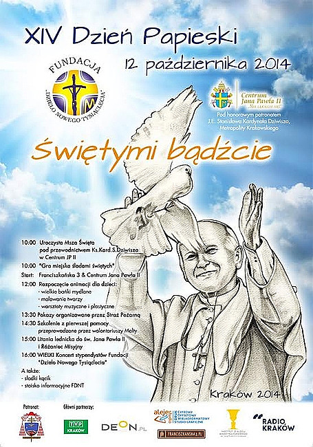 XIV Dzień Papieski - Kraków 2014 - zdjęcie w treści artykułu