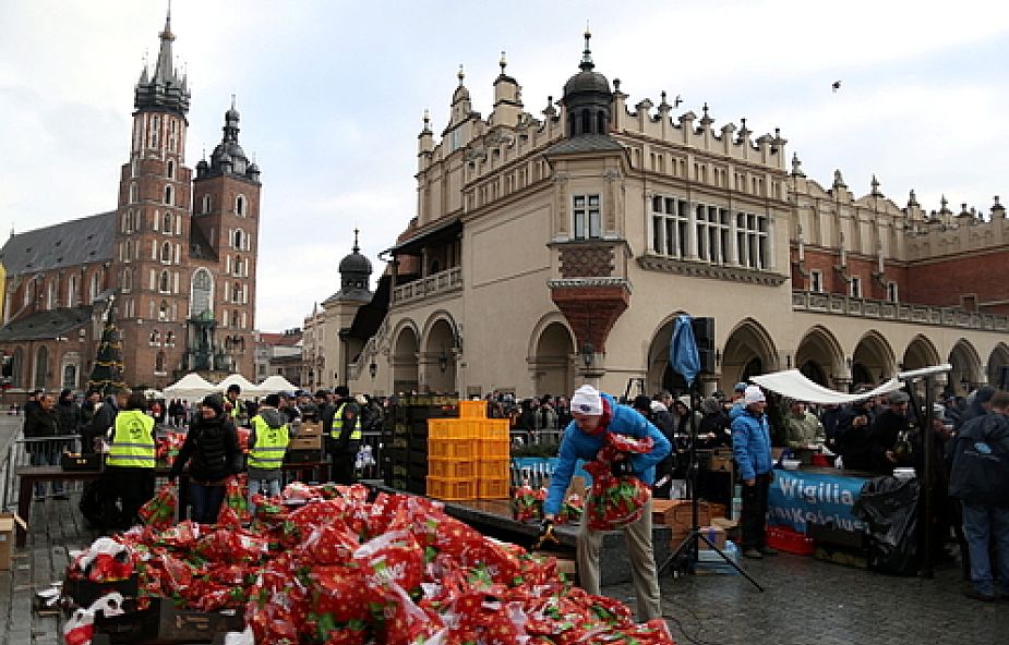 Kraków: Opłatek i Wigilia dla potrzebujących