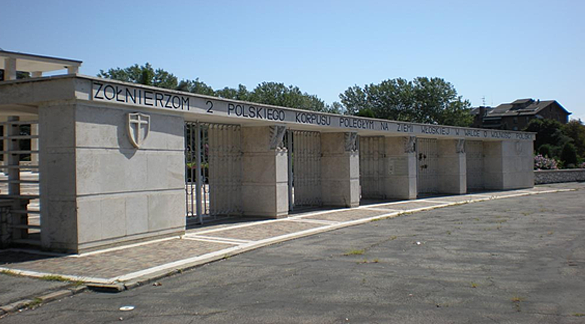 Szlakiem 2. Korpusu. Cmentarz w Bolonii - zdjęcie w treści artykułu