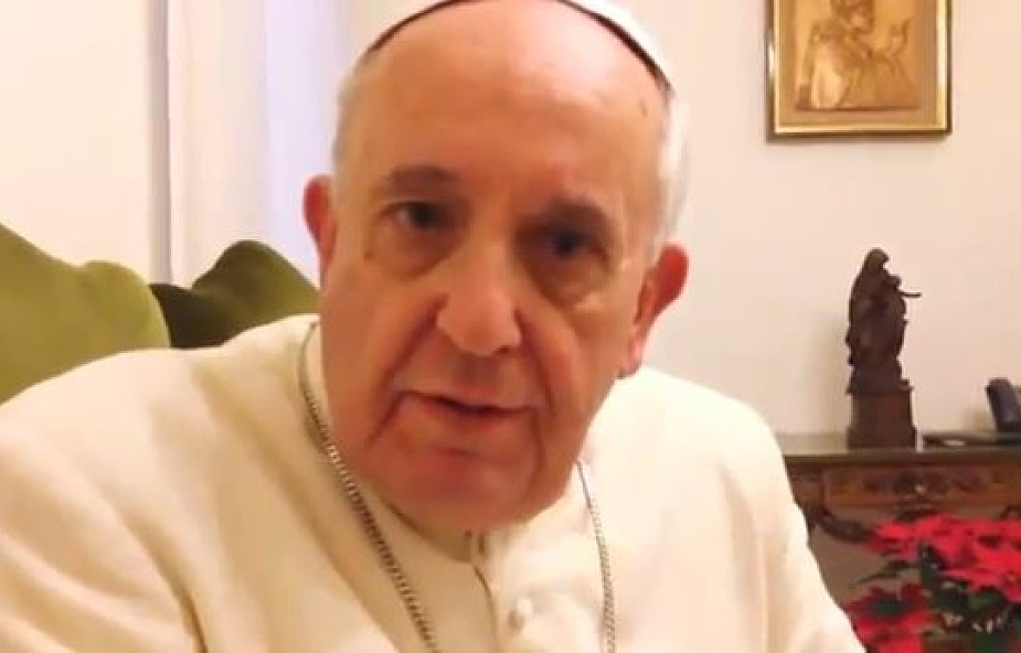 Zobacz nagranie "z ręki" papieża Franciszka