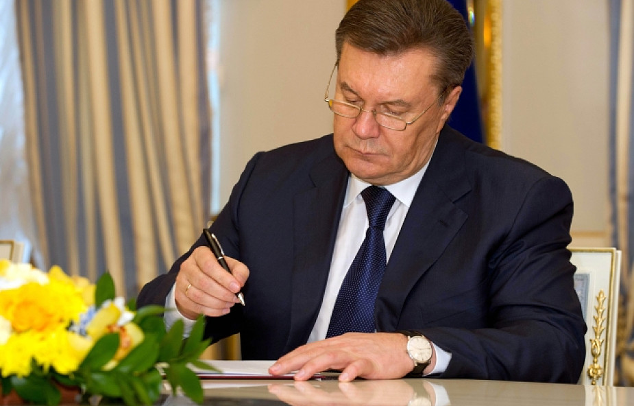 "Janukowycz obiecał, że poda się do dymisji"