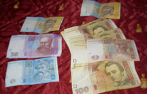 Ukraina: silny spadek notowań hrywny