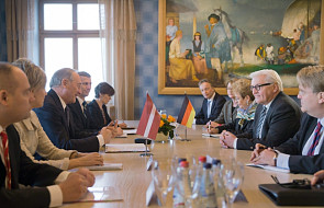 Szef Niemiec daje poparcie państwom bałtyckim
