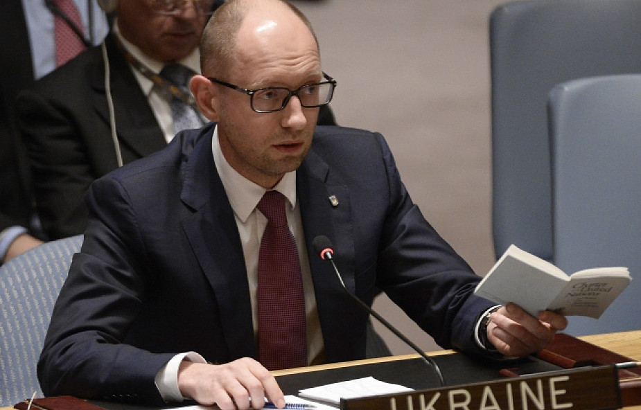 Jaceniuk w ONZ: jest jeszcze szansa na pokój