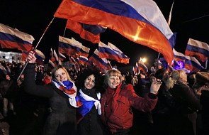 Demonstracje poparcia dla przyłączenia do Rosji