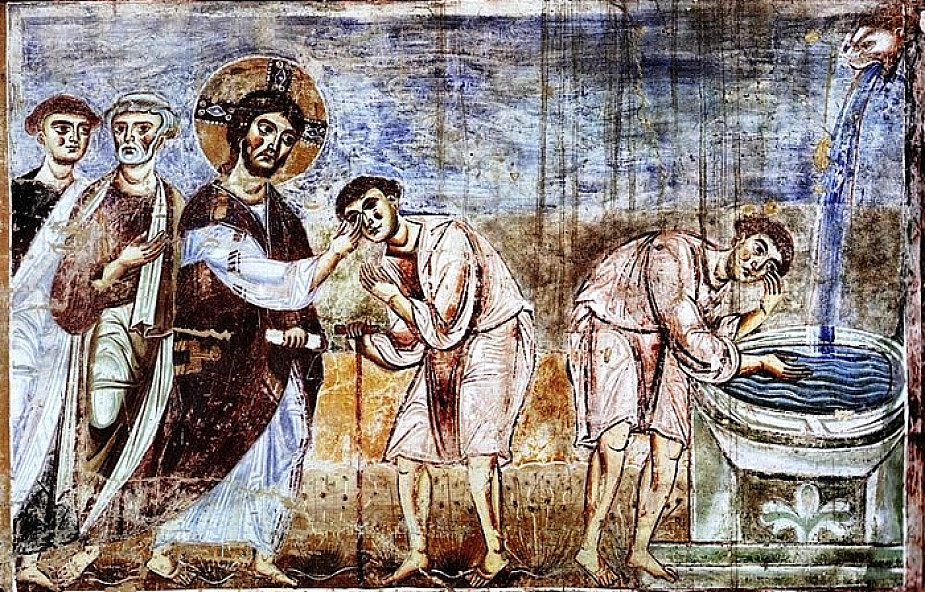 Rekolekcje z ikoną - Jezus uzdrawia niewidomego