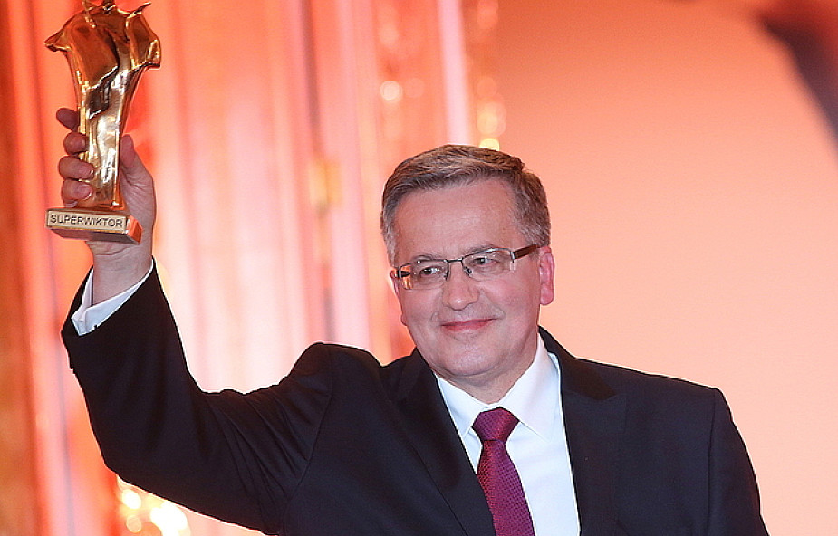 Prezydent Komorowski otrzymał Super Wiktora