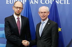 Van Rompuy: zawieszamy rozmowy z Rosją