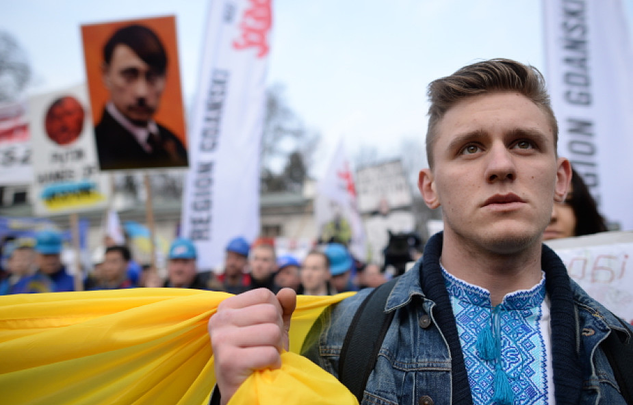 Solidarność pikietowała przed ambasadą Rosji