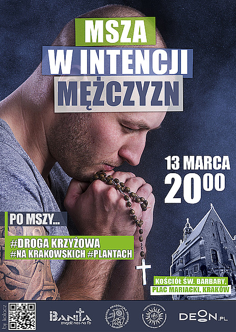 Kraków: marcowa Msza w intencji mężczyzn - zdjęcie w treści artykułu