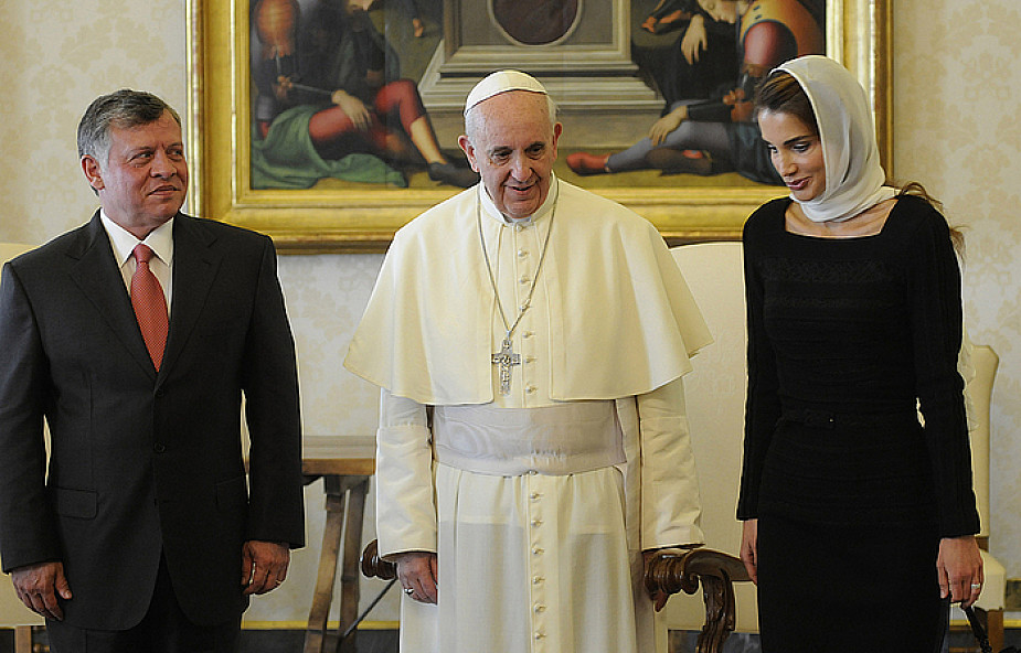 Papież Franciszek przyjmie dziś króla Jordanii